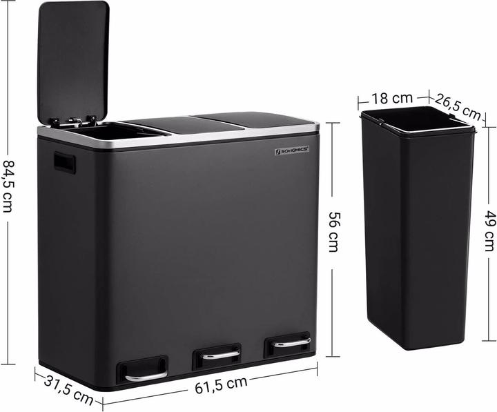 Immagine prodotto Songmics Rubbi (18 l)
