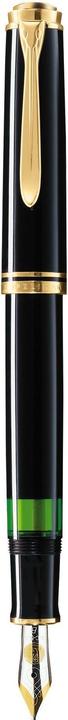 Produktbild Pelikan Füllhalter M600 Schwarz F Etui (Schwarz/Gold, 1 x)