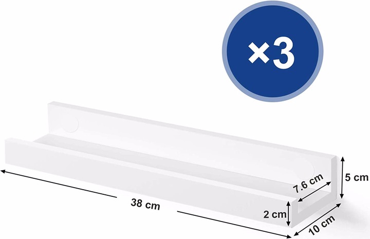 Immagine prodotto Songmics Wally X (38 x 10 x 5 cm)