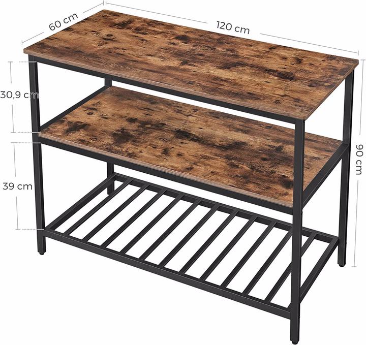 Productafbeelding Vasagle Küchenregal (120 x 60 x 90 cm)