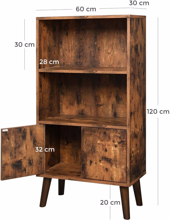 Immagine prodotto Vasagle Buffet (60 x 30 x 120 cm)