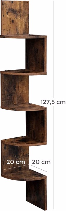 Immagine prodotto Vasagle Corner (20 x 20 x 126 cm)