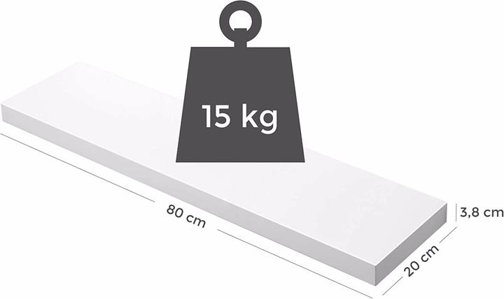 Actual product image Songmics Wally (80 x 20 x 3.8 cm)