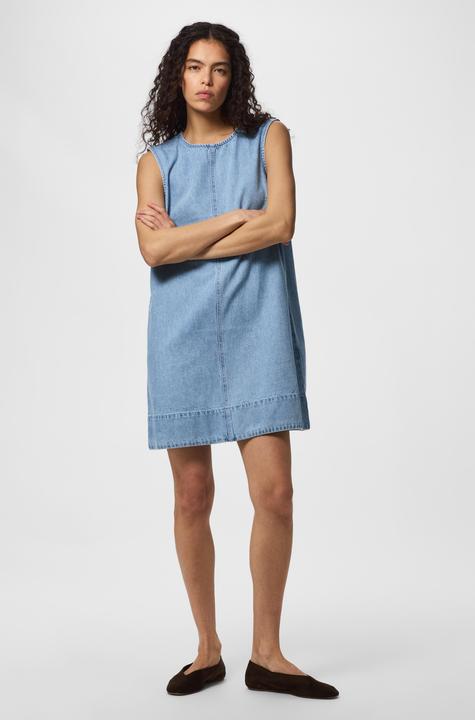 Image du produit Pieces Pcflora Sl Mini Denim Dress Noos (M)