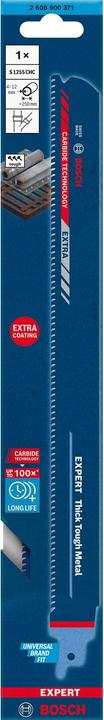 Productafbeelding Bosch Professional Zubehör Expert 'Thick Tough Metal' S 1255 CHC reciprozaagblad, 1 stuk