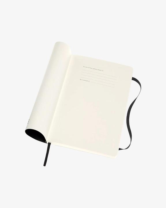 Productafbeelding Moleskine Professioneel notitieboek L/A5, zachte kaft, zwart (A6, Rijen, Softcover)