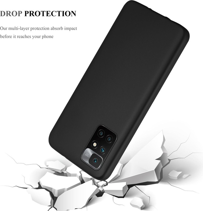 Produktbild Cadorabo TPU Matt Metallic Hülle (Xiaomi Redmi 10, Xiaomi Redmi Note 11)