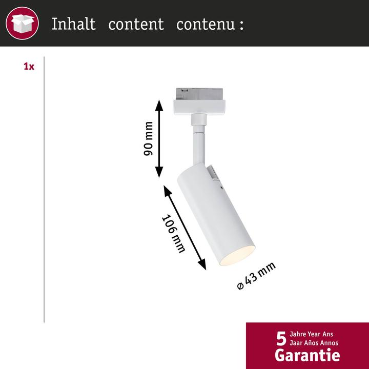 Actual product image Paulmann URail Spot Tubo