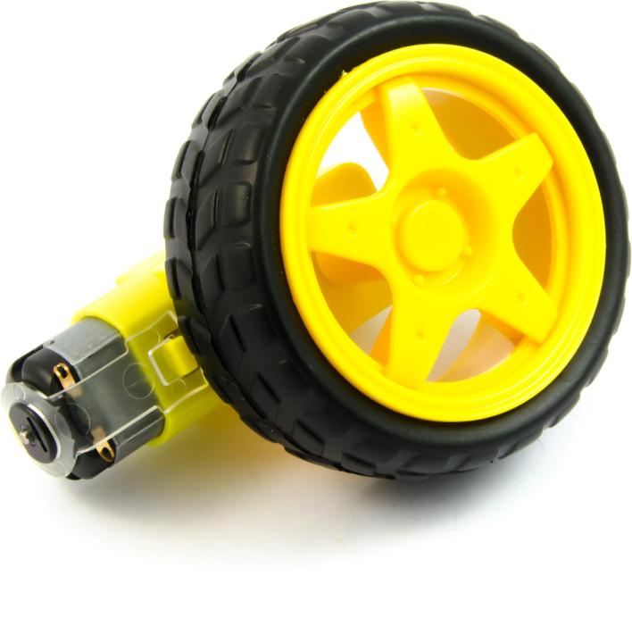 Produktbild Purecrea Roboter Getriebemotor 1:48 mit Rad