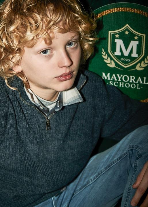 Actual product image MAYORAL Pullover Teenager mit Reissverschluss (164)