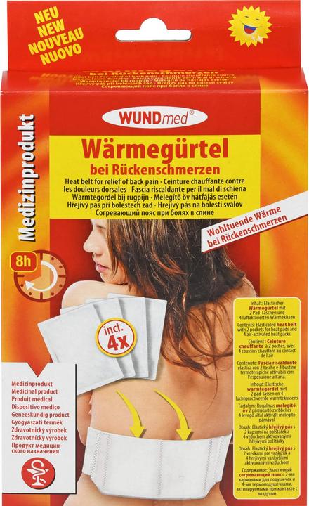 Productafbeelding Axisis Warmteband + 4 warmtepads set voor eenmalig gebruik, 1 stuk