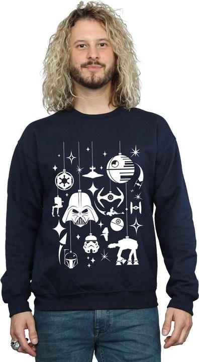 Immagine prodotto Star Wars Christmas Decorations Felpa Uomo (M)