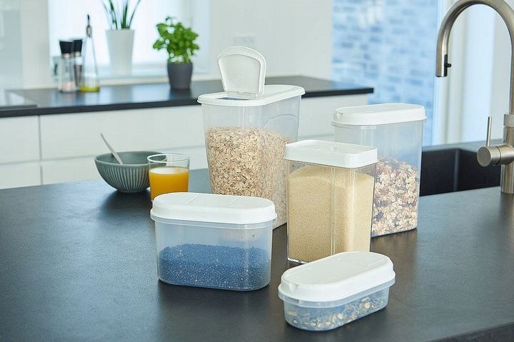 Actual product image Plast team Margerit dry storage box, 2.4 litres, white (2.20 l)