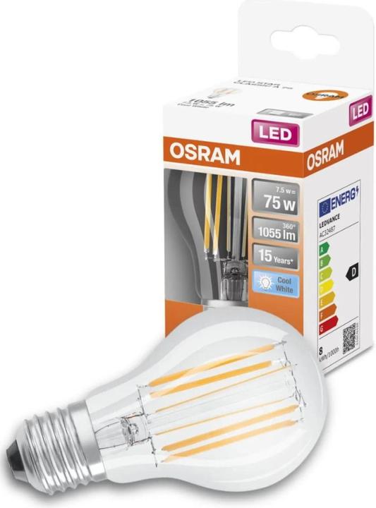 Actual product image Osram Star Classic A (E27, 75 W, 1055 lm, 1 x, D)