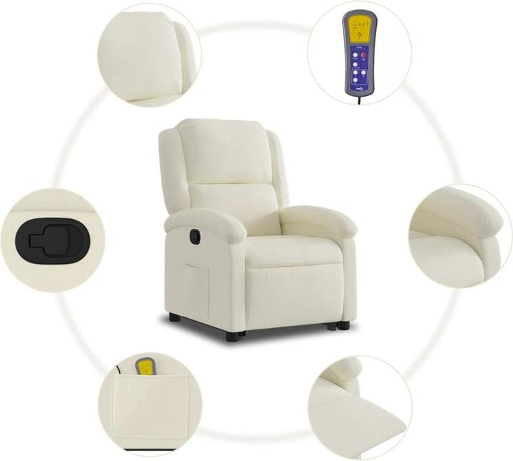 Immagine prodotto vidaXL Sedia per massaggi con aiuto in piedi in velluto