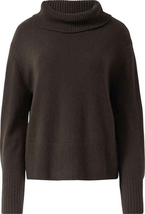 Produktbild Comma Strickpullover Wollmixpullover mit Falten- und Knopfdetail am Ärmel (46)