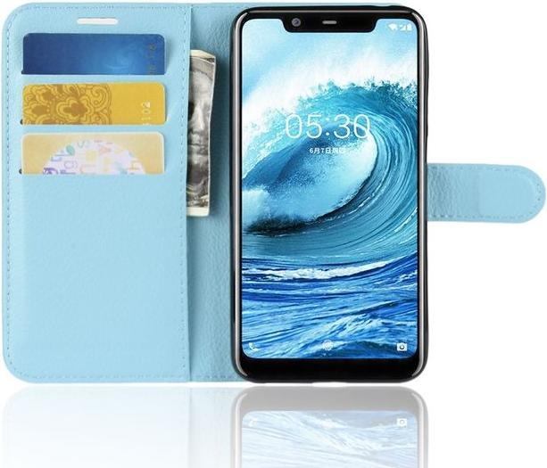 Produktbild MU Classic Litchi Leder Bookcover Series (Nokia 5.1 Plus)