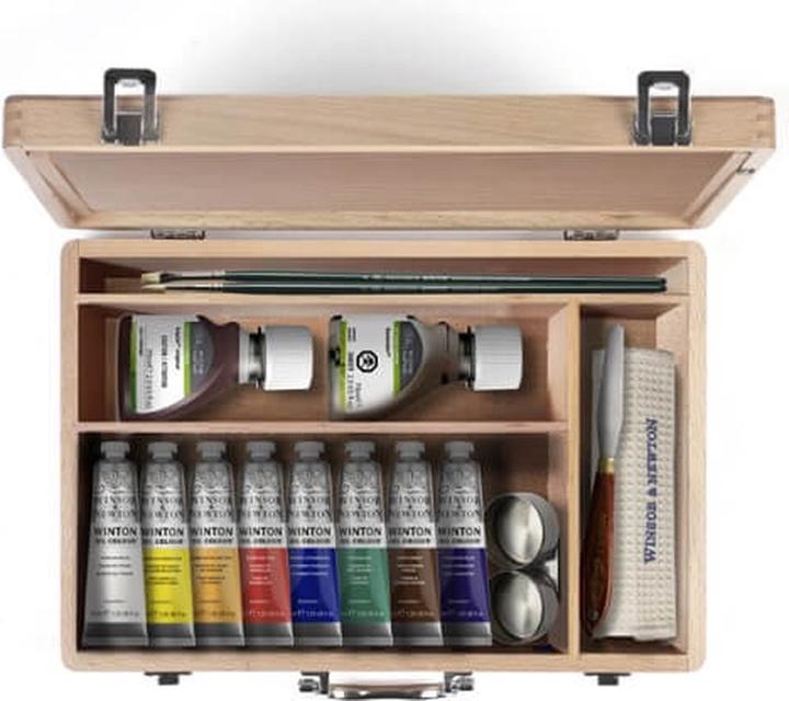 Produktbild Winsor & Newton Ölfarbe Oil Winton Holzkasten 8 x 37 ml (37 ml)