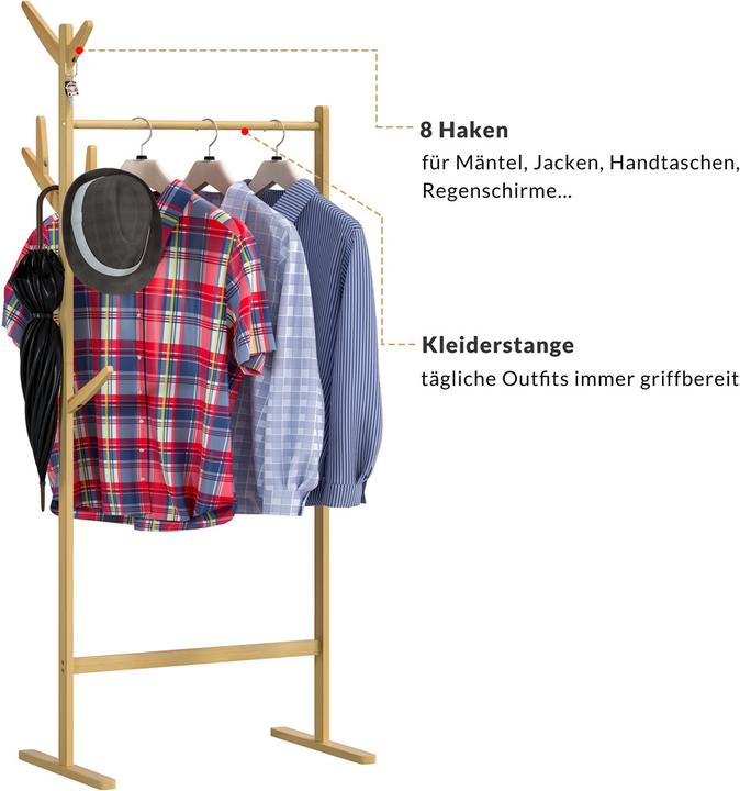 Produktbild Casaria Kleiderständer
