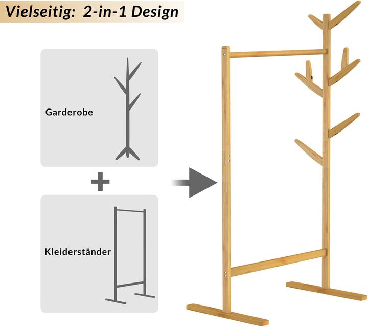 Produktbild Casaria Kleiderständer