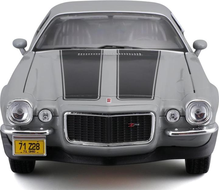 Produktbild Maisto Chevrolet Camaro 1971 grau 1/18