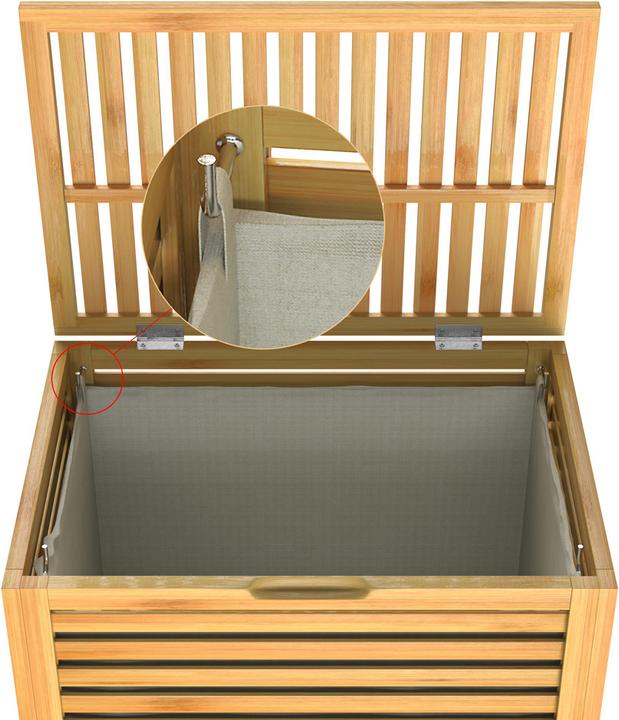Actual product image Casaria Laundry basket (62 l)