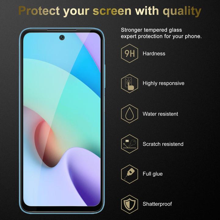 Produktbild Cadorabo Vollbild Displayschutzglas (3 Stück, Xiaomi Redmi 10, Xiaomi Redmi Note 11)