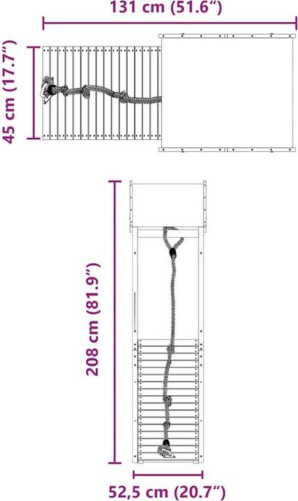 Produktbild vidaXL Spielturm