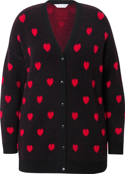 Produktbild Miamoda Strickjacke, Classic Fit, Herzen (50, 52)