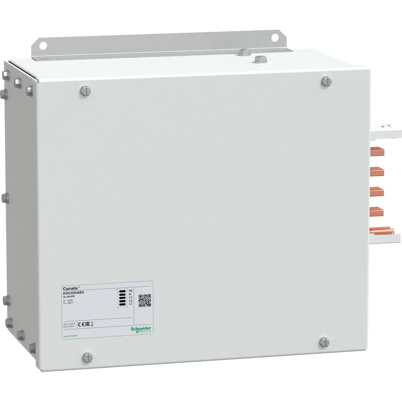 Thumbnail - Schneider Electric, Verteilerschrank Zubehör, SE KSA400-AB4 Endeinspeisekasten 400A