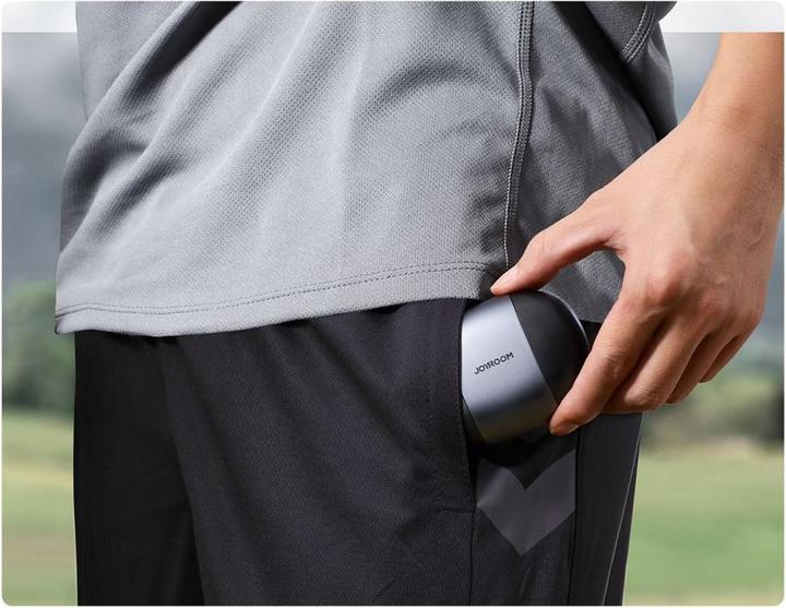 Actual product image Joyroom Openfree Open-Ear True Wireless Headphones - Black (12.50 h, Wireless)