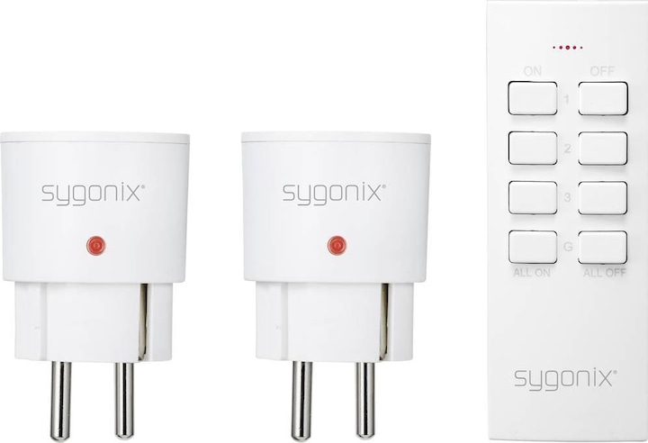 Produktbild Sygonix RSL Funk-Steckdosen-Set Zwischenstecker Schaltleistung (max.) 2300 W Reichweite max. (im Freifeld)