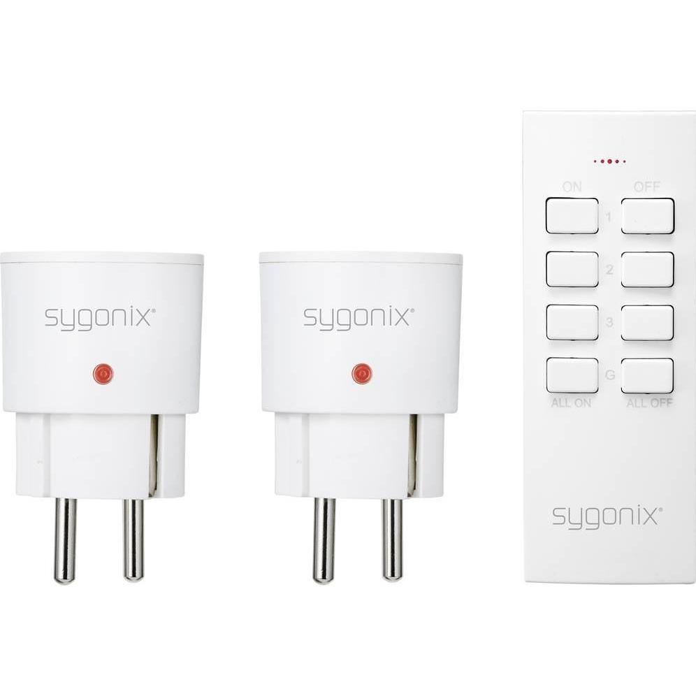 Thumbnail - Sygonix, Smart Plug, RSL Funk-Steckdosen-Set Zwischenstecker Schaltleistung (max.) 2300 W Reichweite max. (im Freifeld)