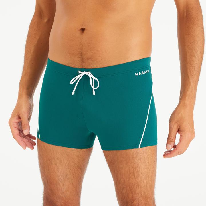 Actual product image Nabaiji Badehose Boxer Herren - 100 Plus grün (46)