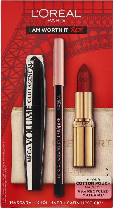 Actual product image L'Oréal Paris L'Oreal I Am Worth It Red Set (297 Red Passion)