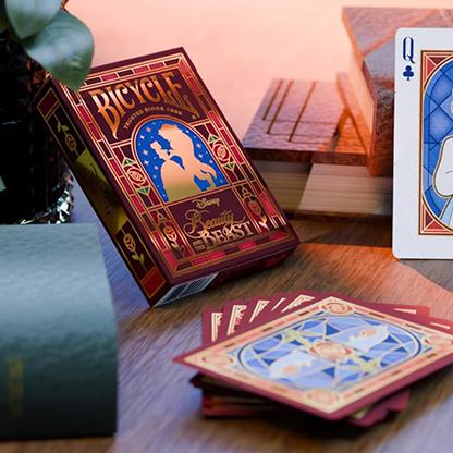 Image du produit Bicycle Beauty and the Beast Playing Cards (Anglais, 1 - 10 Joueur)
