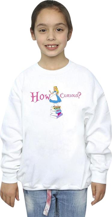 Image du produit Disney Sweatshirt fille Alice In Wonderland How Curious (116)