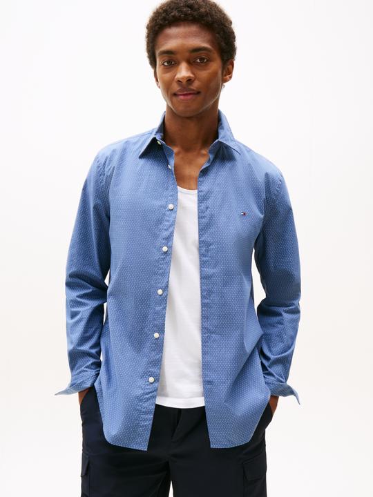 Actual product image Tommy Hilfiger Flex Poplin Mini Print Regular Fit (L)
