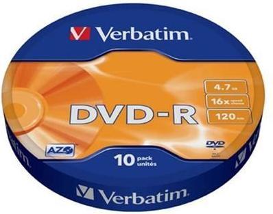 Produktbild Verbatim DVD-R AZO 4.7GB 16X Matt (10 x)