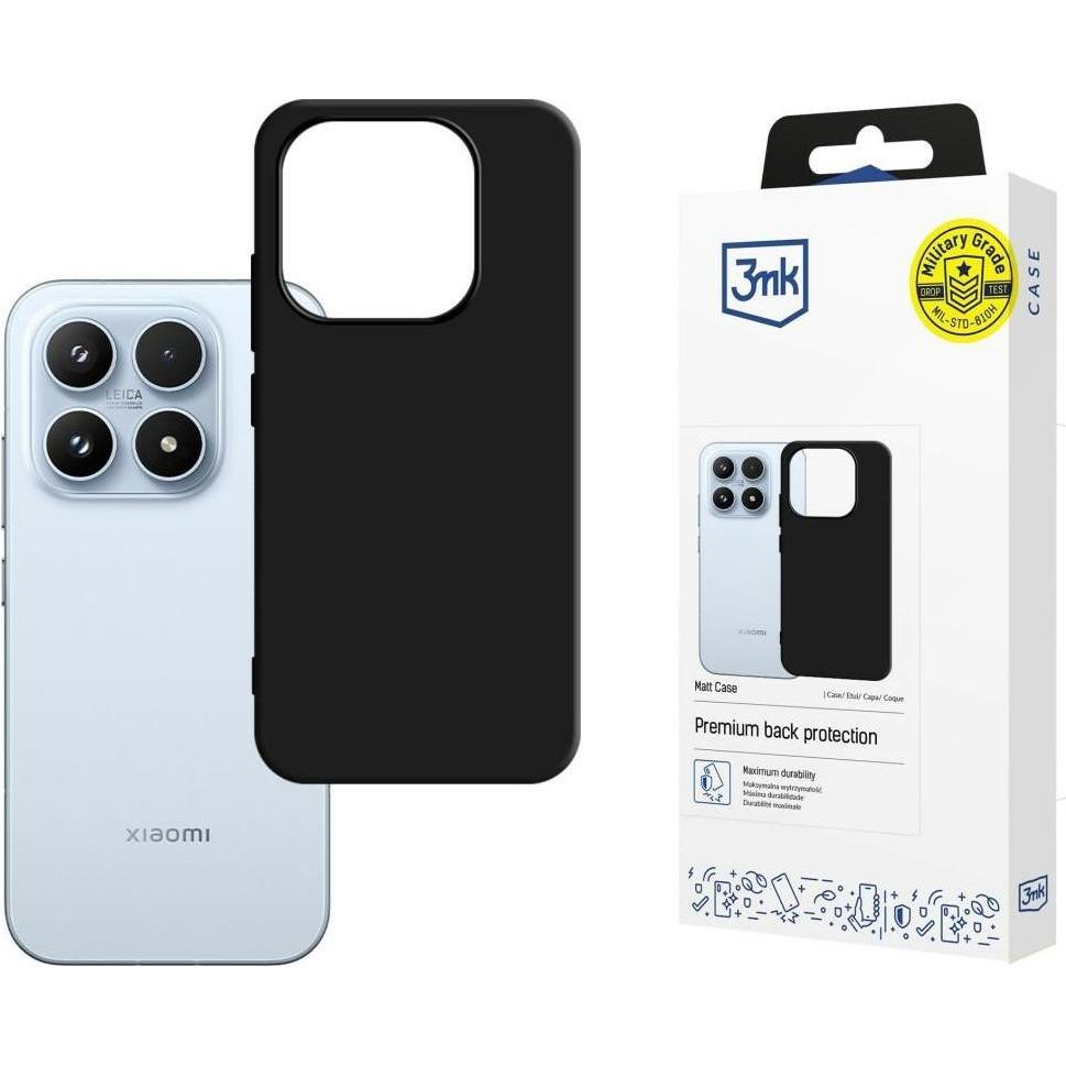 3MK ochranný kryt Matt Case pro Xiaomi 17 (Xiaomi 17), Cover smartphone, Nero