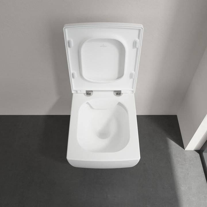 Actual product image Villeroy & Boch V&B WC seat MEMENTO 2.0 QuickRelease u SC function stone white