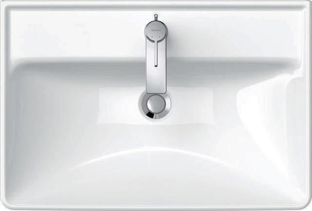 Produktbild Duravit Waschtisch D-NEO m ÜL m HLB 1 Hahnloch 650x440mm weiss (440 mm, 650 mm)