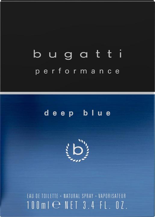 Actual product image Bugatti Performance Deep Blue Eau de Toilette Spr 100 ml (Eau de toilette, 100 ml)