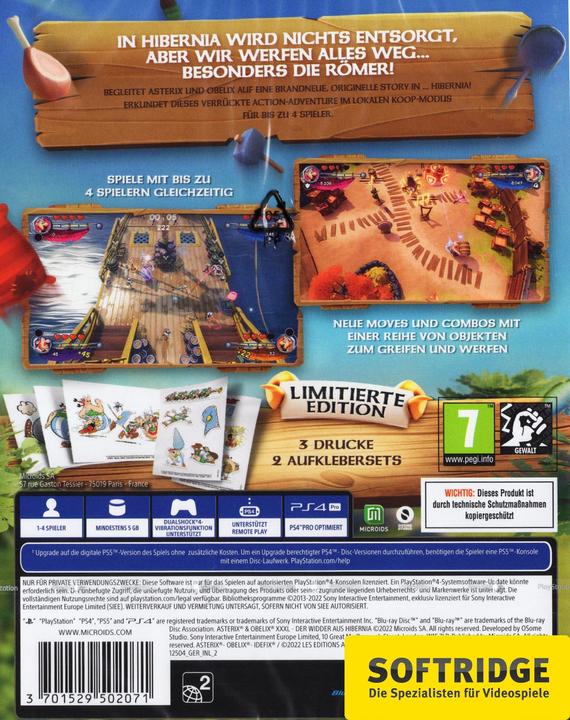 Immagine prodotto Microids Asterix & Obelix XXXL: L'ariete di Hibernia - Edizione limitata (PS4, DE)