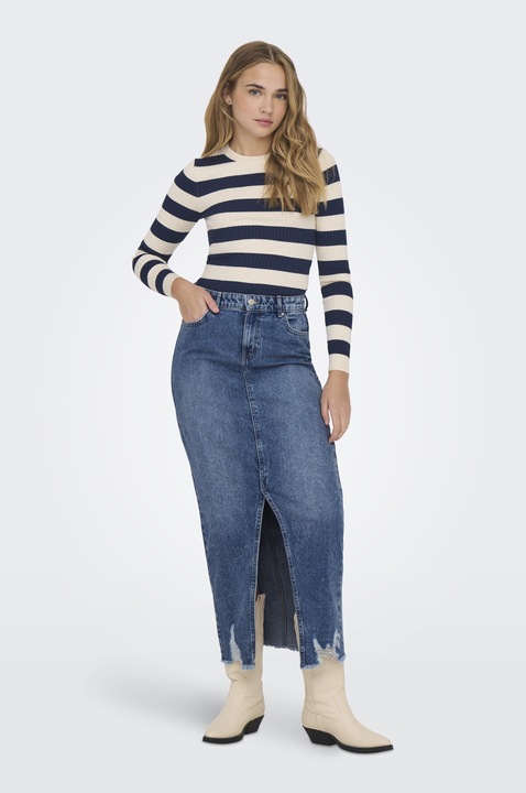 Produktbild Only Mittlere Taille Langer Rock Jeansrock (S)