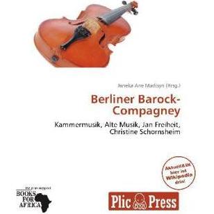 Berliner Barock-Compagney, Fachbücher von Janeka Ane Madisyn
