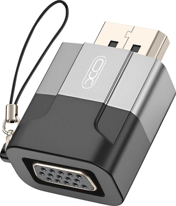 Image du produit xO adaptateur GB016 Displayport - VGA gris (VGA, 4.48 cm)