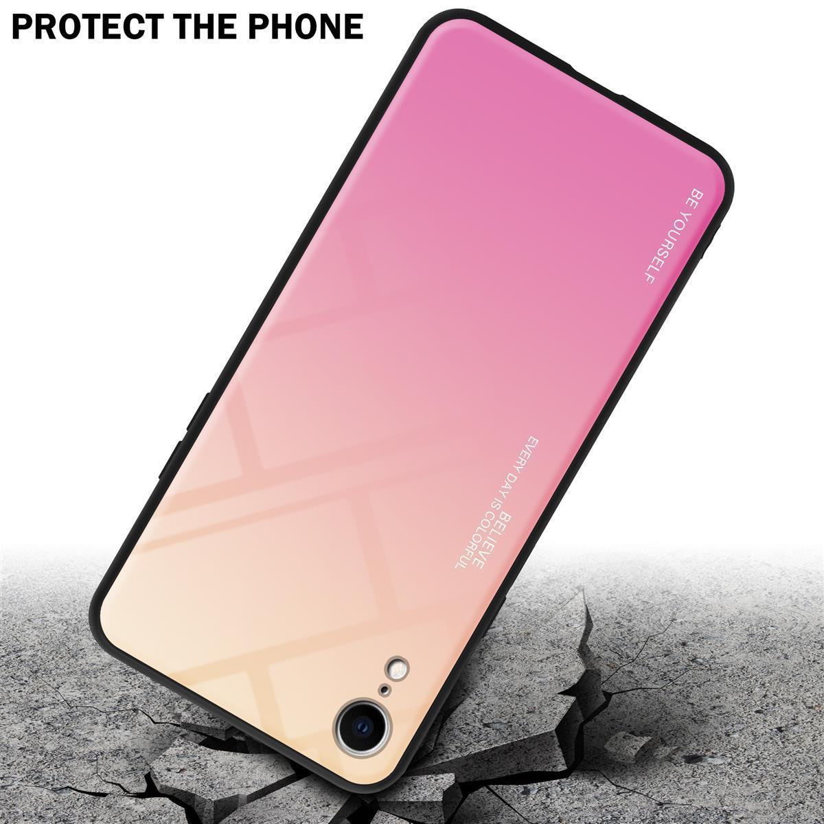 Thumbnail - Cadorabo TPU 2 Farben Glas Cover (Apple iPhone XS Max), Smartphone Hülle, Schwarz