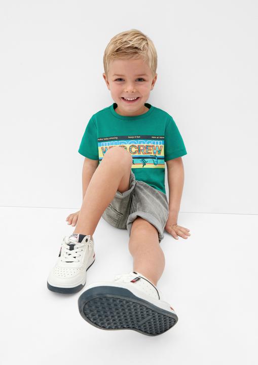 Produktbild s.Oliver T-Shirt Jerseyshirt mit Statement-Print (92)