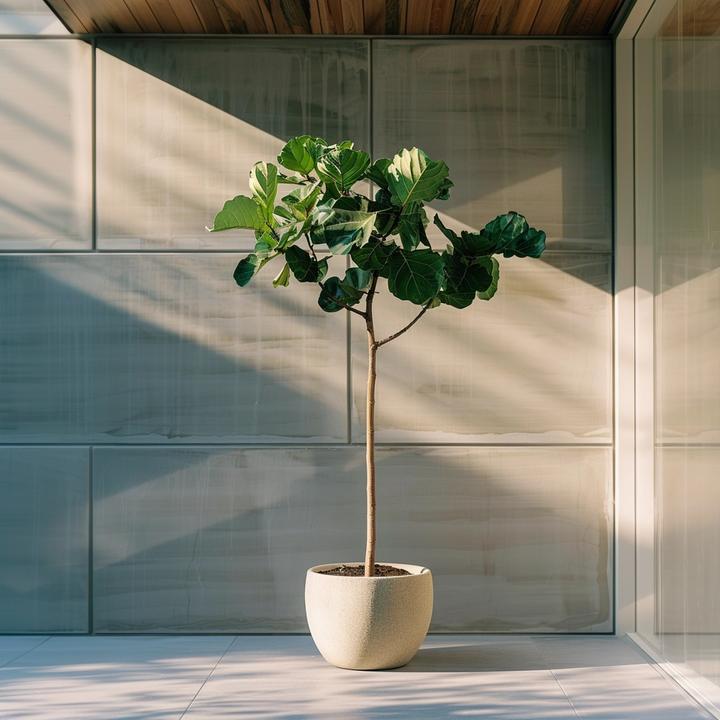 Actual product image Plant in a Box Ficus Carica - Fig tree (70 cm)